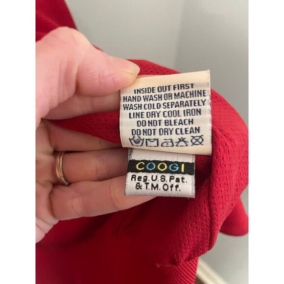 Vintage 90's Coogie Australia Red Full Zip Track Jacket 69 Men's size XXXL - Picture 9 of 13